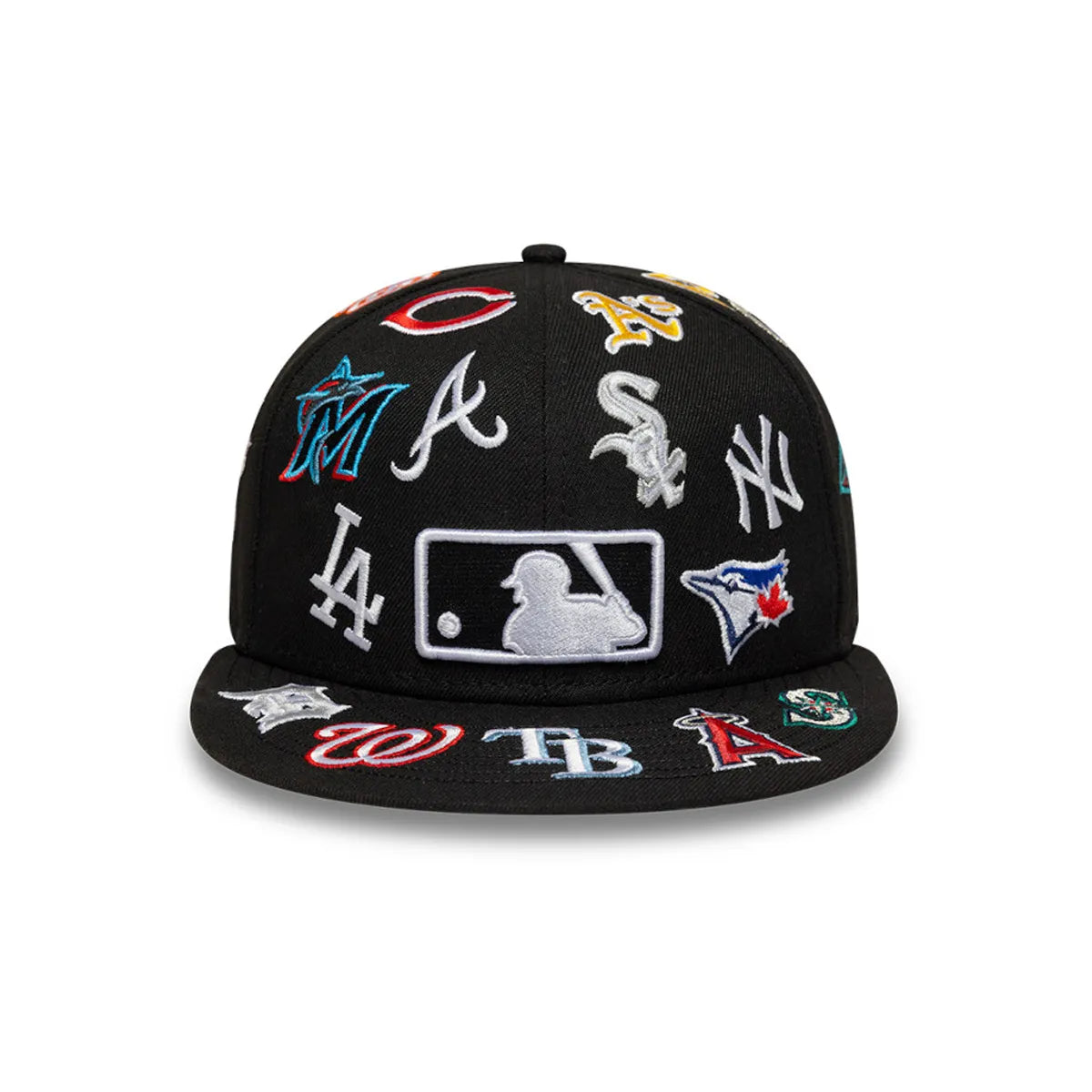 Gorra New Era - 59FIFTY MLB All Over Logo Black
