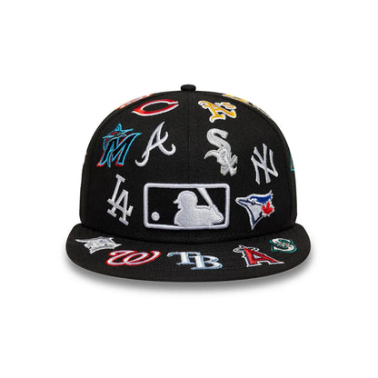 Gorra New Era - 59FIFTY MLB All Over Logo Black