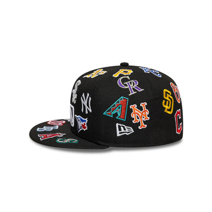 Gorra New Era - 59FIFTY MLB All Over Logo Black