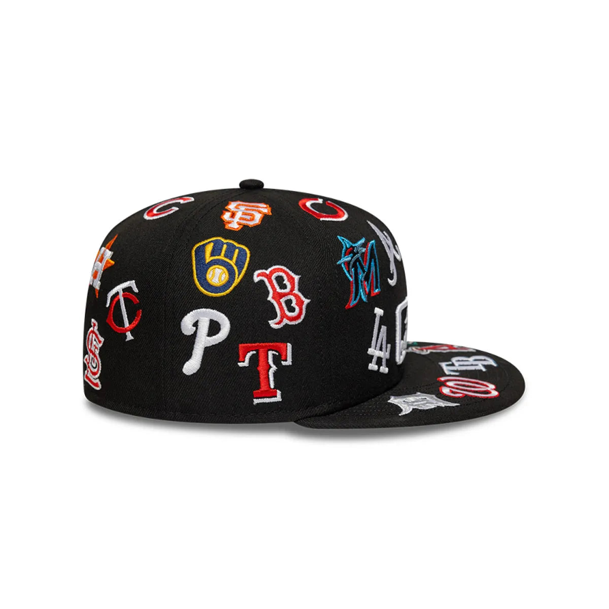 Gorra New Era - 59FIFTY MLB All Over Logo Black