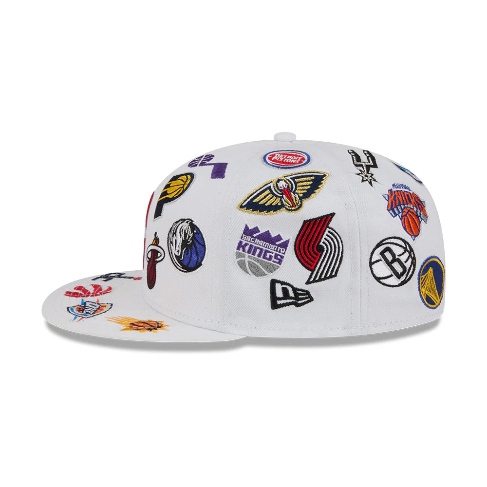Gorra New Era - 59FIFTY NBA All Over White