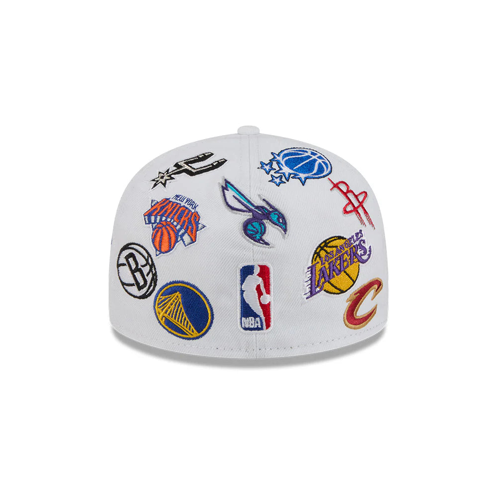 Gorra New Era - 59FIFTY NBA All Over White