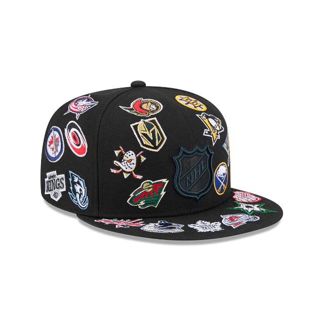 Gorra New Era - 59FIFTY NHL All Over Black