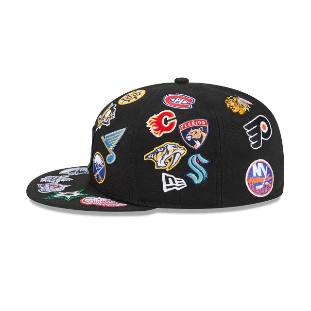 Gorra New Era - 59FIFTY NHL All Over Black