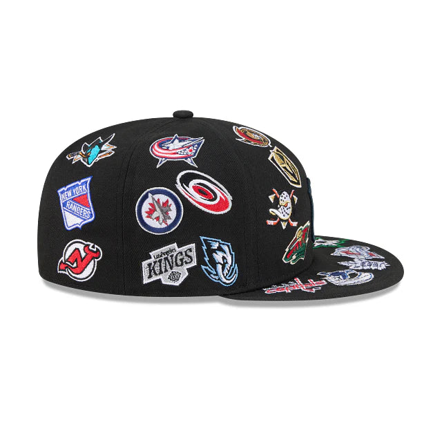 Gorra New Era - 59FIFTY NHL All Over Black
