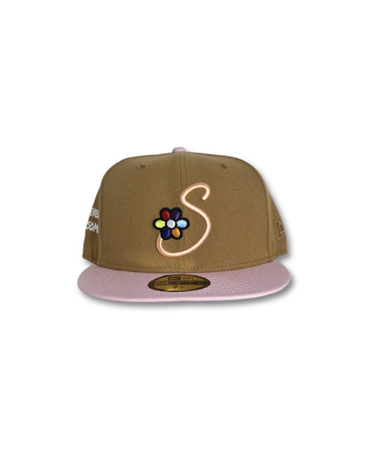 Jae Tips x New Era Caop - 59FIFTY Camel/Pink