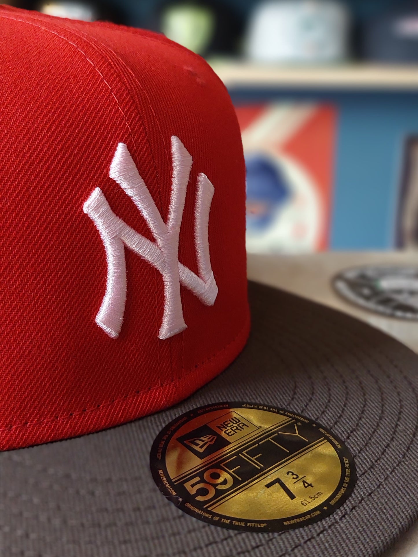 New York Yankees - MLB 59FIFTY Scarlet/Walnut