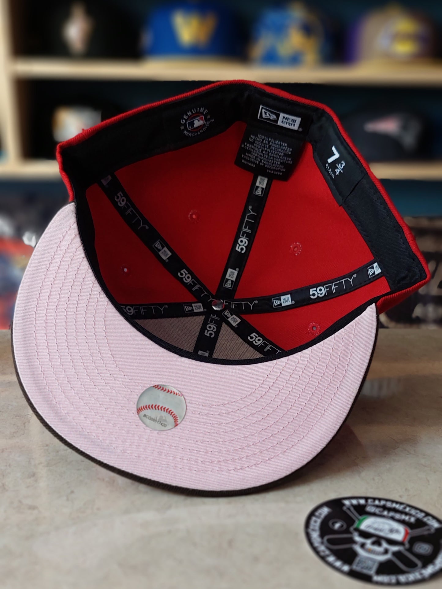 New York Yankees - MLB 59FIFTY Scarlet/Walnut